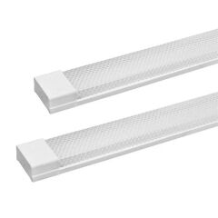 Zmr 80w 120 Cm Kristal Beyaz Led Bant Armatür 6500k 2'li Paket