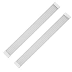 Zmr 80w 120 Cm Kristal Beyaz Led Bant Armatür 6500k 2'li Paket