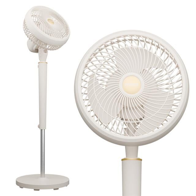 Everest Fan12 Dynabreeze 9'' 70 Watt 3 Hız Kademeli 2000RPM Çift Motorlu Vantilatör Krem Gold
