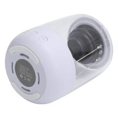 MagicVoice MV-24696 600 Mah Taşınabilir RGB Mikrofonlu Aux-TF-Bluetooth 3 Watt Hoparlör (Beyaz)