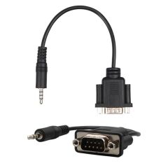 Powermaster 9 Pin Rs232 Erkek - 3.5 Mm Stereo Erkek 3 Boğumlu Jack Kablo