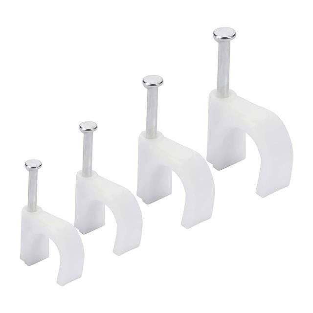 PowerMaster PM-24871 8 Numara Çelik Çivili 25 MM Kroşe 4X16 Antigron Kablolar İçin (100'LÜ Poşet)