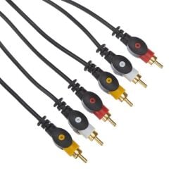 PowerMaster PM-3251 3 RCA TOS 15 Metre Kablo Video Audio Stereo Ses