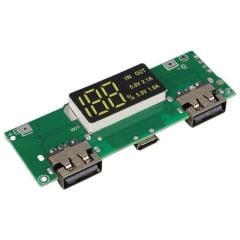 Weko WK-22851 Lityum Pil Powerbank Şarj Modülü Dijital Ekranlı İki Port 5V-2.1A