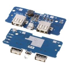 Weko WK-24030 Lityum Batarya Mikro USB İki Port 5V 2A Powerbank Devresi Modülü