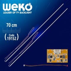 Universal 3'lü Kesilebilir 70 Cm (42''-55'' Arası) 2 X Çubuk Eled - Driver