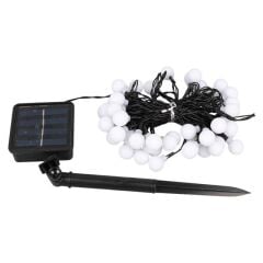 Winnboss EKL-12 7 Metre 50 Top Ledli Renkli 8 Modlu Solar Panelli Dış Mekan Aydınlatma Led 5 Watt