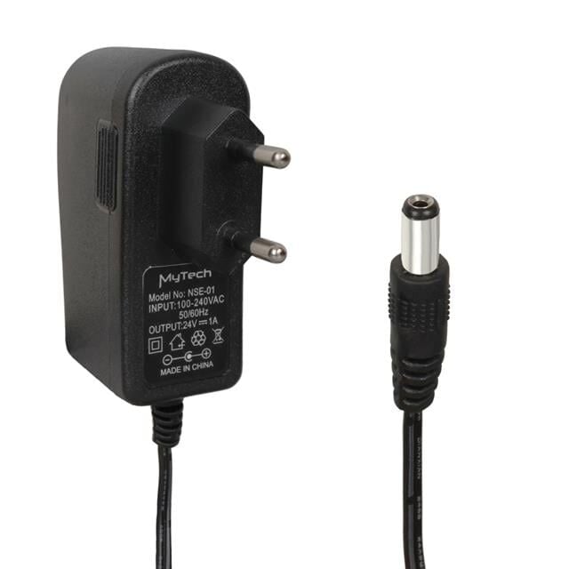 Mytech NSE-01 24 Volt 1 Amper 5.5*2.5 Mm Uçlu Priz Tipi Plastik Kasa Adaptör