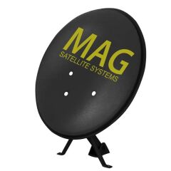 MAG 70 CM Ofset Siyah Çanak Anten (Küçük Mount) (10Lu Paket)