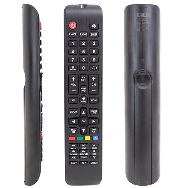 HEY 40109 Di̇ji̇tsu 55SH Rose ATV 232 Technobox Uyumlu LCD LED TV Kumanda