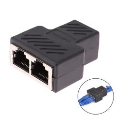 PowerMaster PM-26130 Ethernet RJ45 TO 2X Çoklayıcı Dişi Splitter Adaptör